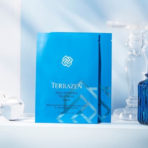 Маска для обличчя TERRAZEN AQUA RECHARGE TREATMENT MASK (1шт х 27мл) TRZ-AQUA-TM06(01) фото