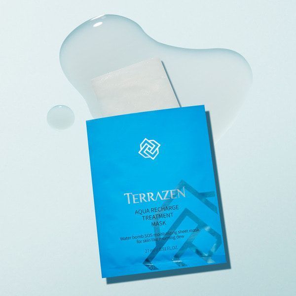 Маска для обличчя TERRAZEN AQUA RECHARGE TREATMENT MASK (10шт/упак) 10штх27мл TRZ-AQUA-TM06(10) фото