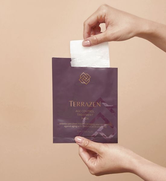 Маска для обличчя TERRAZEN AGE CONTROL TREATMENT MASK (10шт/упак) 10штх27мл TRZ-AGE-TM06(10) фото