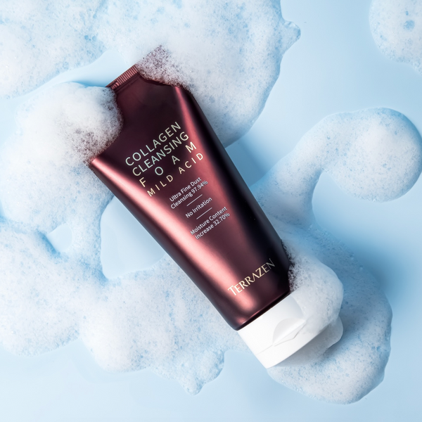 Пінка для очищення шкіри обличчя TERRAZEN COLLAGEN CLEANSING FOAM MILD ACID 140мл TRZ-FOAM-01 фото