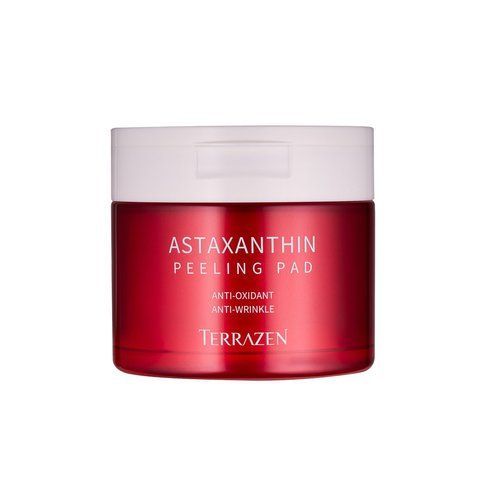 Косметичні диски-педи з ексфолюючою есенцією для обличчя TERRAZEN ASTAXANTHIN LIFT PEELING PADS (175мл/60шт) TRZ-PP-02 фото