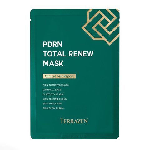 Маска для обличчя TERRAZEN PDRN TOTAL RENEW MASK (10шт/упак) 10шт х 25мл TRZ-PDRN-005(10) фото
