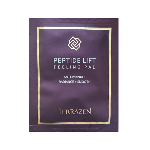 Косметичні диски-педи з ексфолюючою есенцією для обличчя TERRAZEN PEPTIDE LIFT PEELING PADS (10мл/2шт) TRZ-PP-001 фото